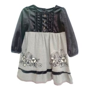 Calvin Klein girls dress, black and gray, size 24 months
